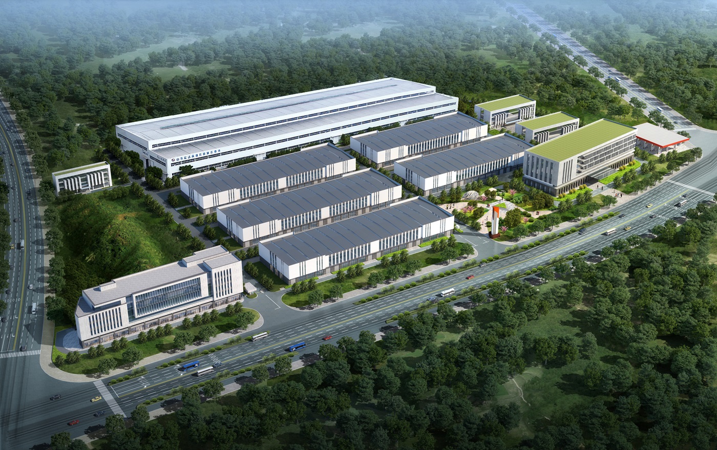 好博官网登录大学城厂区鸟瞰图